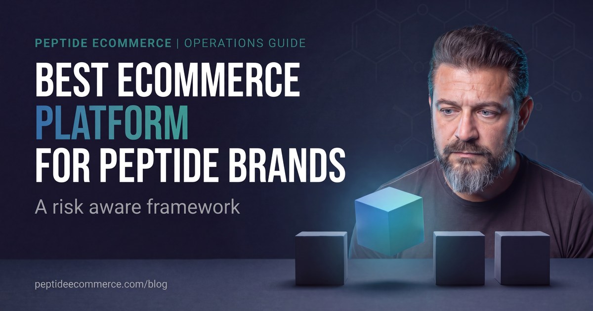 Best Ecommerce Platform for Peptides: Policy Comparison