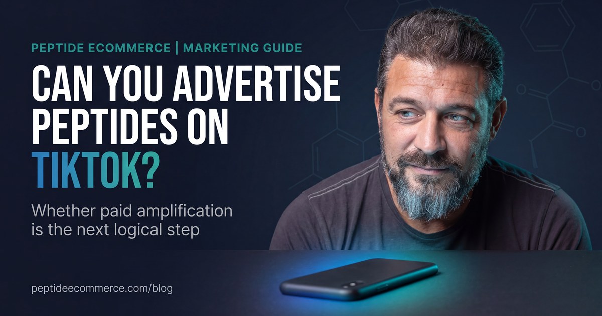 Can You Advertise Peptides on TikTok? A Founder's Guide to the Policy, the Risks, and What to Do Instead