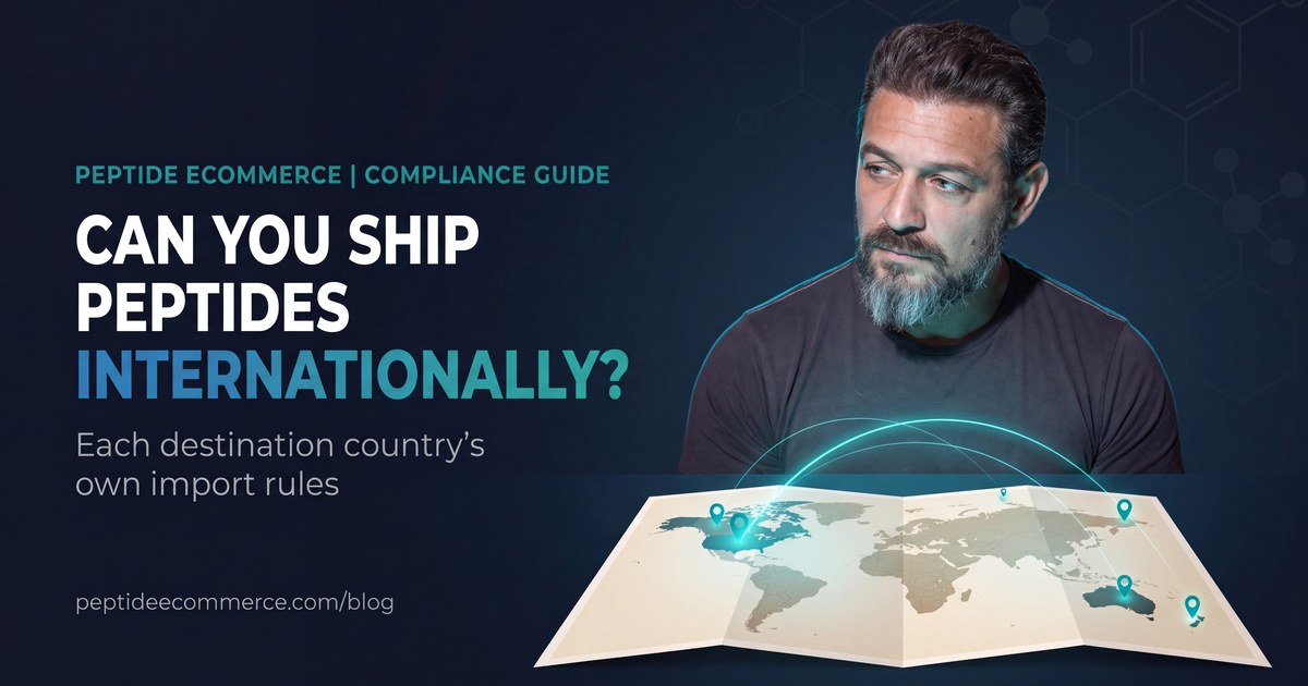 Can you ship peptides internationally?