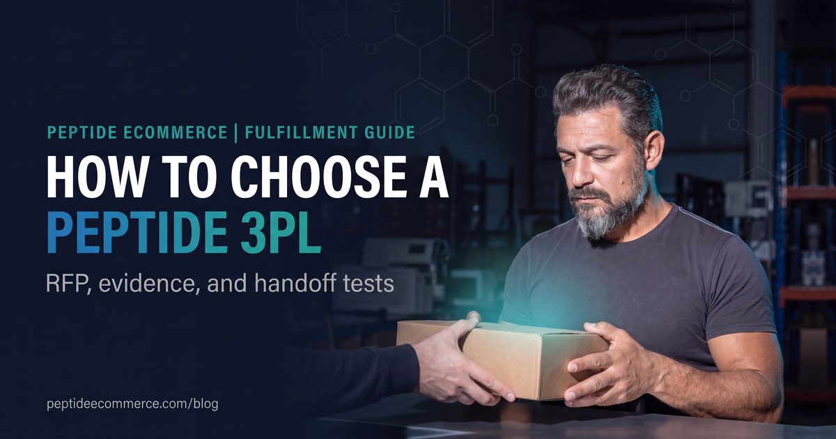 Peptide 3PL Fulfillment: How to Choose a Provider