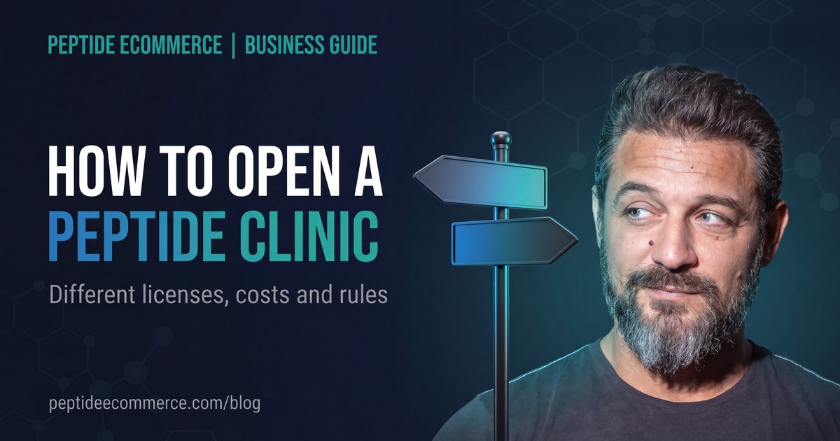 How to Open a Peptide Clinic: Separate the Models