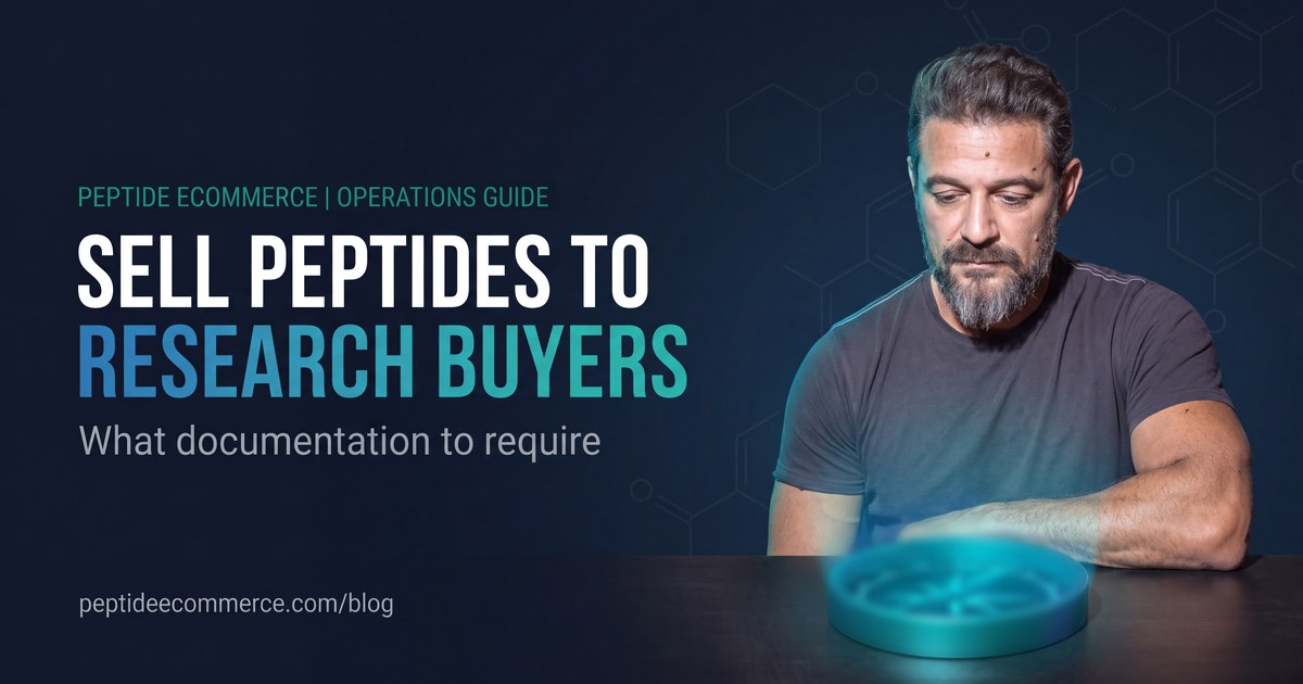 How to Sell Peptides Online to Research Buyers