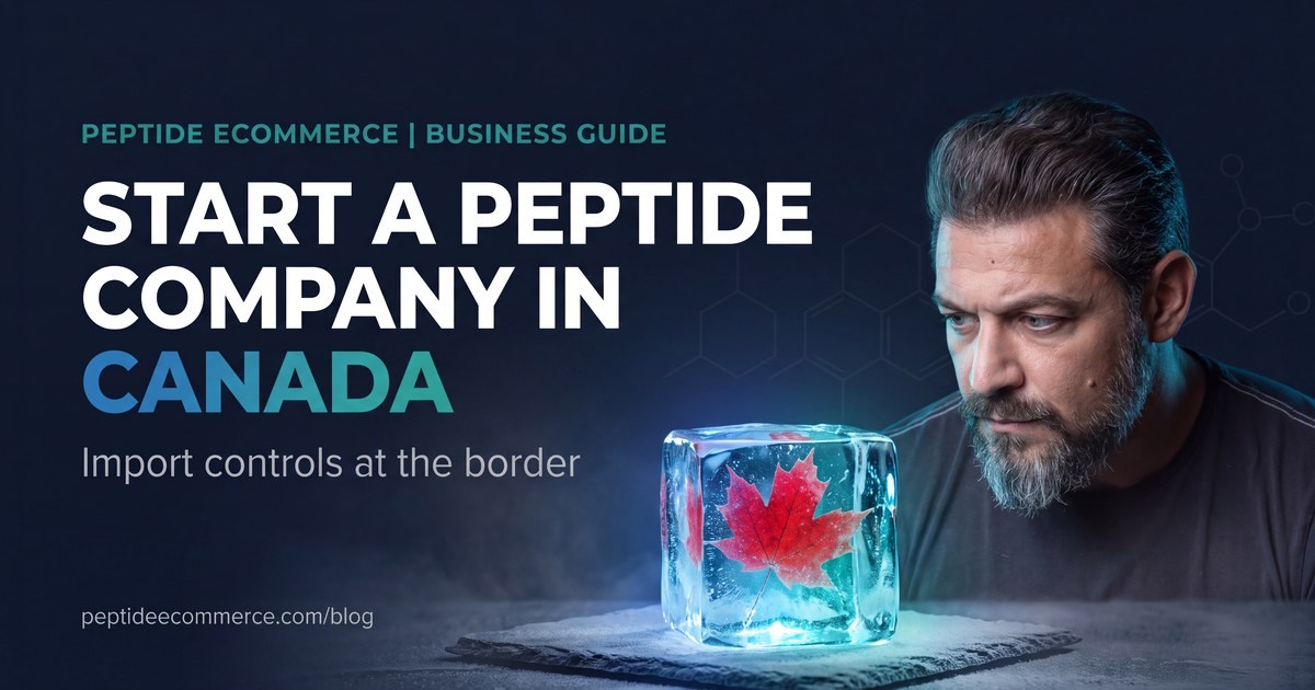 How to start a peptide company in Canada