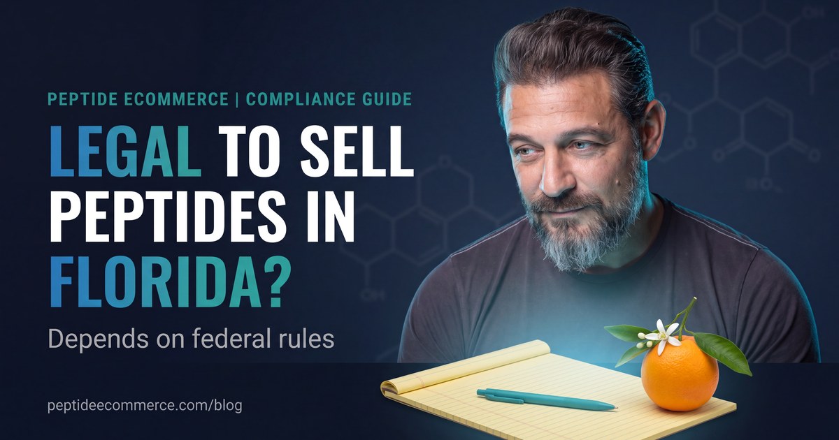 Is it legal to sell peptides in Florida?