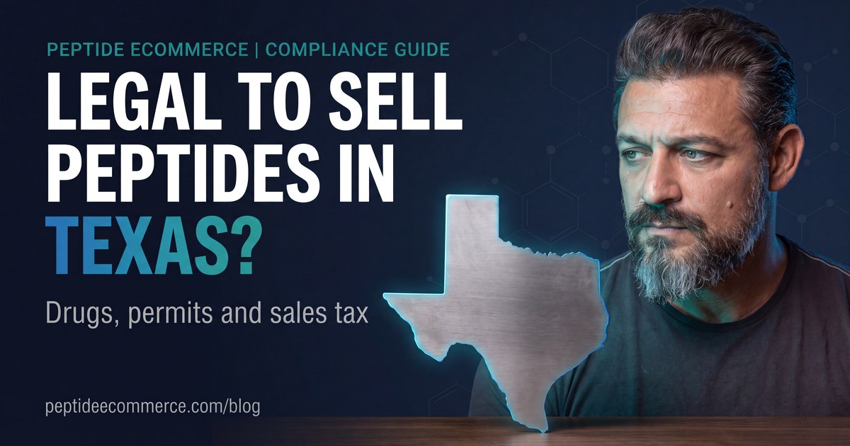 Is it legal to sell peptides in Texas?