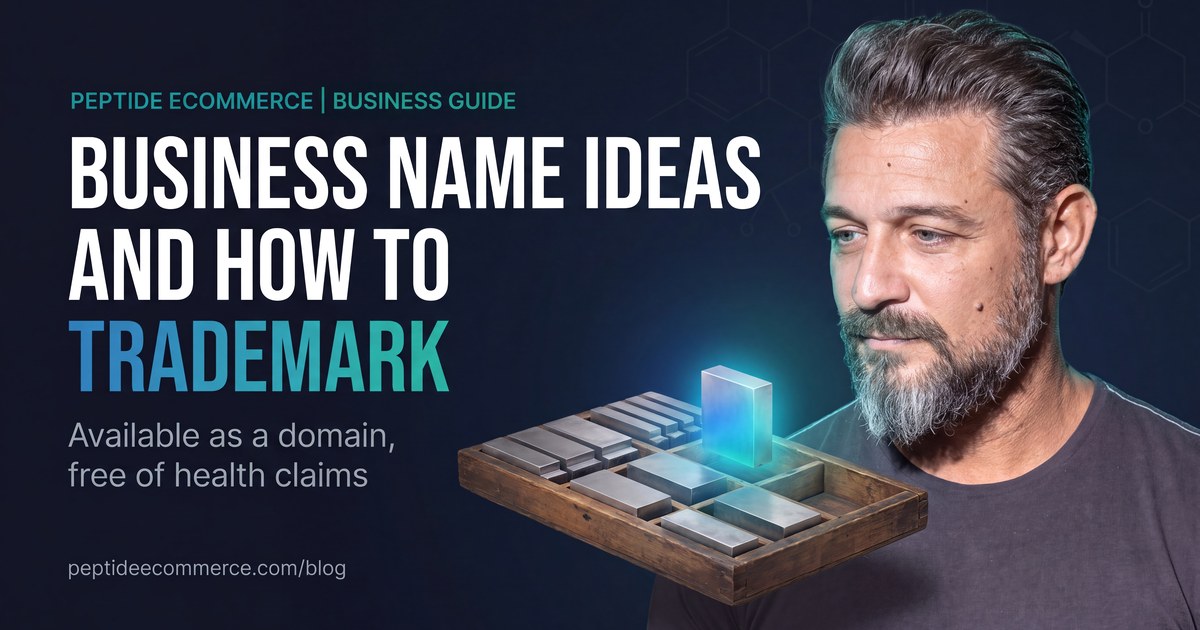 Peptide Business Name Ideas and Trademark Basics