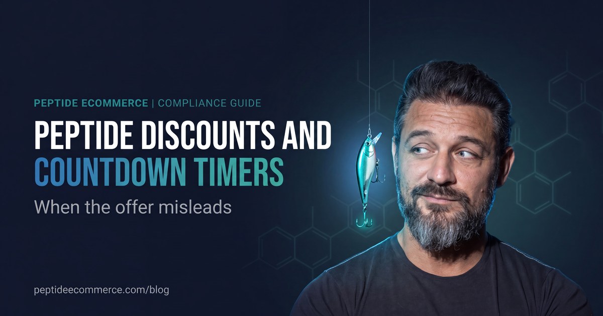 Peptide Discounts and Countdown Timers: When the Offer Misleads