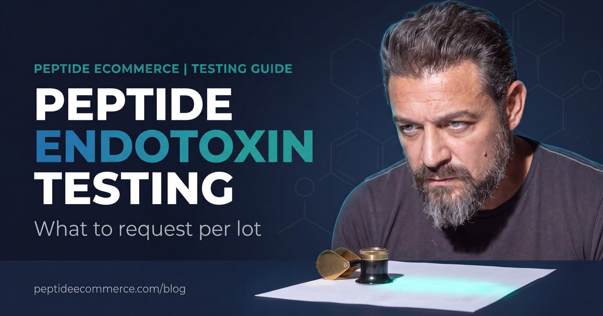 Peptide Endotoxin Testing: What to Request Per Lot