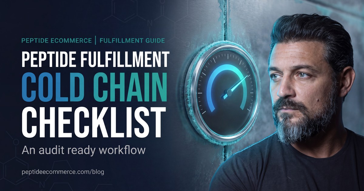 Peptide Fulfillment Cold Chain Checklist: An Audit Ready Workflow
