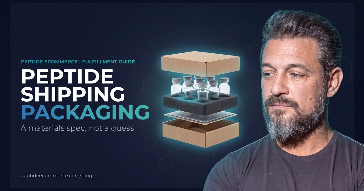 Peptide Shipping Packaging: A Materials Spec, Not a Guess