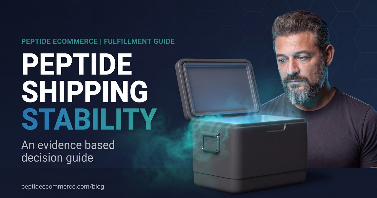 Do Peptides Need to Be Shipped Cold? A Decision Guide