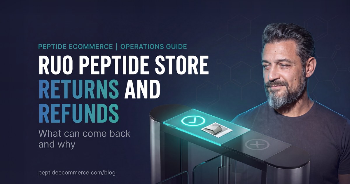 Returns and Refunds for an RUO Peptide Store