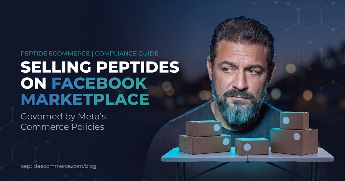 Selling peptides on Facebook Marketplace