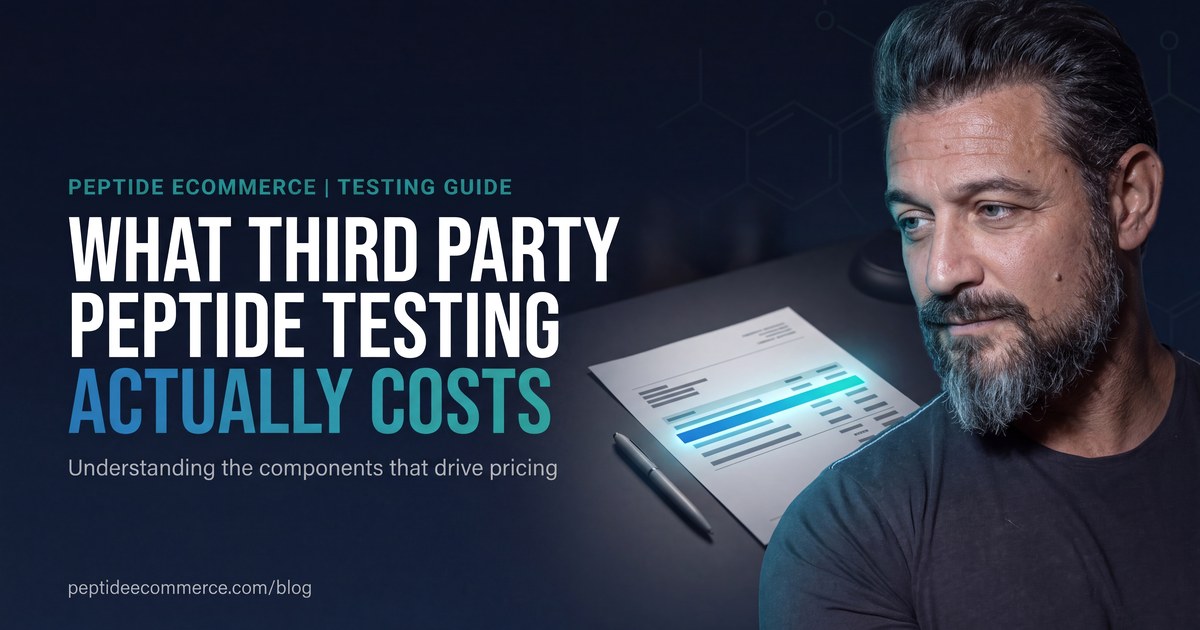 What Third Party Peptide Testing Actually Costs