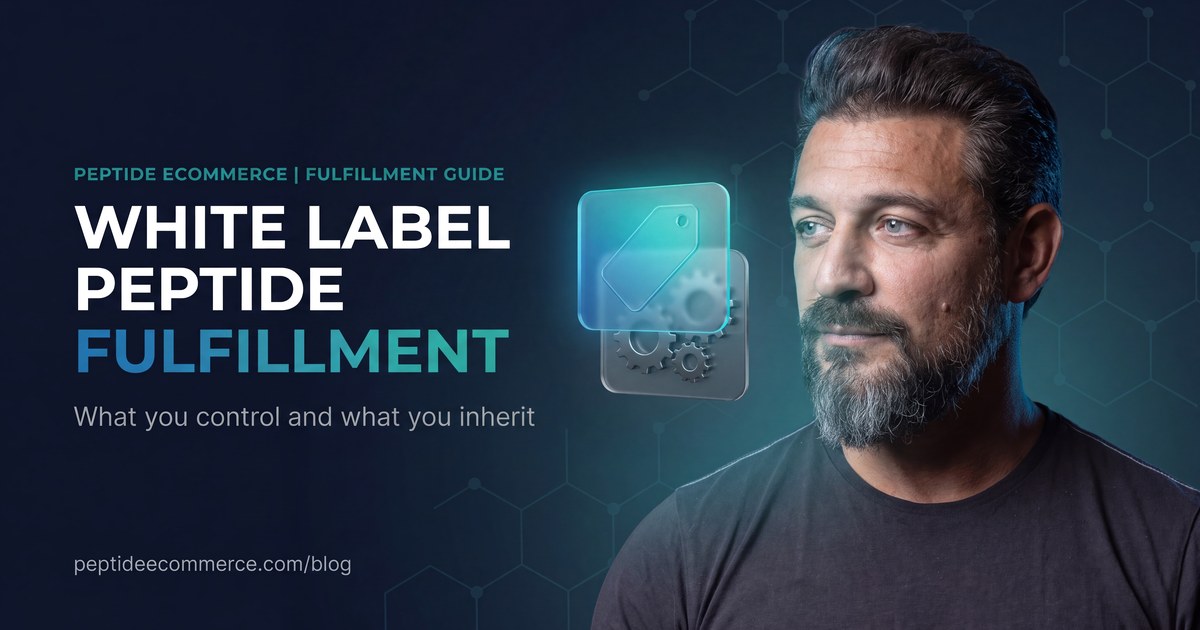 White Label Peptide Fulfillment: What You Control and What You Inherit