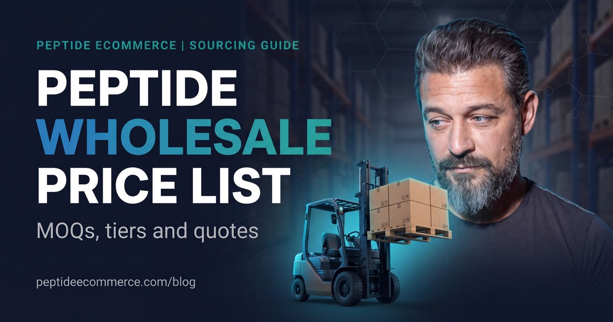 Peptide Wholesale Price List: MOQs, Tiers and Quotes